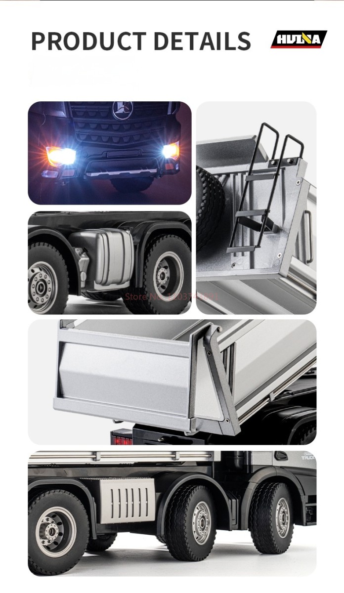 S1ed4700503a6484e98186380abbf835b3 کامیون کنترلی کمپرسی Huina 1536 pro